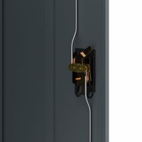 Archiefkast 90x40x105 cm staal antracietkleurig 8720845889616 8