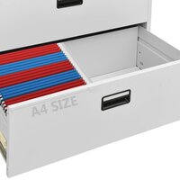 Archiefkast 90x46x164 cm staal lichtgrijs 8720286566114 9
