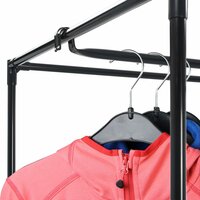 Kledingkasten 2 st 75x50x160 cm zwart 8719883564852 9