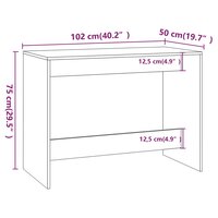 3-delige Eethoek spaanplaat zwart 8720286834305 10