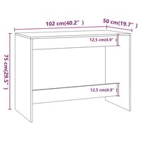 3-delige Eethoek spaanplaat grijs sonoma eikenkleurig 8720286836545 10