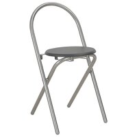 3-delige Eethoek inklapbaar met opbergrek MDF en staal zwart 8719883678467 9