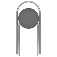 3-delige Eethoek inklapbaar met opbergrek MDF en staal zwart 8719883678467 12