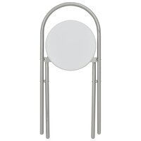 3-delige Eethoek inklapbaar met opbergrek MDF en staal wit 8719883678450 12