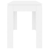 Eettafel 120x60x76 cm bewerkt hout wit 8719883786872 5