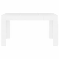 Eettafel 140x74,5x76 cm bewerkt hout wit 8720286587232 3