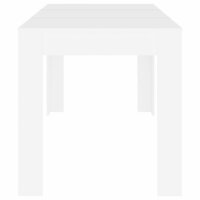 Eettafel 140x74,5x76 cm bewerkt hout wit 8720286587232 4