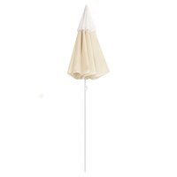 Parasol met stalen paal 180 cm zandkleurig 8720286204993 3