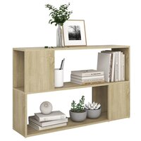 Boekenkast 100x24x63 cm spaanplaat sonoma eikenkleurig 8720286651292 5