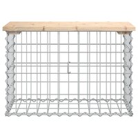 Tuinbank schanskorfontwerp 63x31,5x42 cm massief grenenhout 8720845446093 3