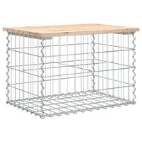 Tuinbank schanskorfontwerp 63x44x42 cm massief grenenhout 8720845446185 5