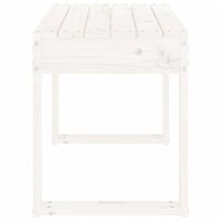 Tuinbank 80x38x45 cm massief grenenhout wit 8720845808549 4