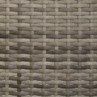 Tuinbank 2-zits met kussens poly rattan grijs 8720845654078 8