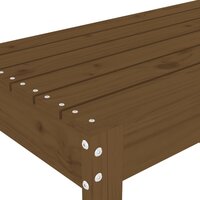 Tuinbank 110x38x45 cm massief grenenhout honingbruin 8720845808624 6