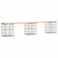 Tuinbank Schanskorfontwerp 203x31x42 cm massief grenenhout 8720845445973 2