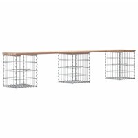 Tuinbank Schanskorfontwerp 203x31x42 cm massief grenenhout 8720845445973 5