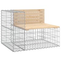 Tuinbank schanskorfontwerp 92x71x65,5 cm massief grenenhout 8720845446451 2