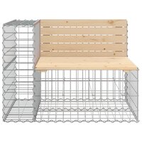 Tuinbank schanskorfontwerp 92x71x65,5 cm massief grenenhout 8720845446451 3