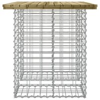 Tuinbank schanskorfontwerp 100x70x72 cm ge&iuml;mpregneerd hout 8720845446291 4