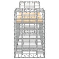 Tuinbank schanskorfontwerp 183x41x60,5 cm massief grenenhout 8720845446512 4