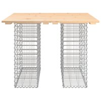 Tuinbank schanskorfontwerp 100x102x72 cm massief grenenhout 8720845446369 3