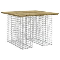 Tuinbank schanskorfontwerp 100x102x72 cm ge&iuml;mpregneerd hout 8720845446383 2