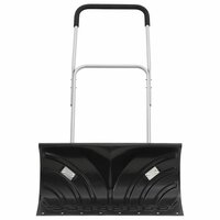 Sneeuwschep met uitschuifbaar handvat 66 cm bladstaal zwart 8720845951368 2