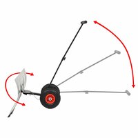 Sneeuwploeg handbediend met wielen 100x44 cm 8718475595724 3