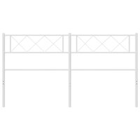 Hoofdbord 120 cm metaal wit 8721012191365 3