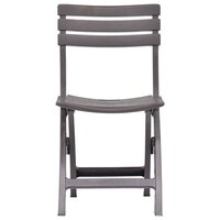 Tuinstoelen inklapbaar 2 st kunststof mokka 8719883859712 3