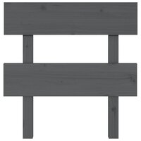 Hoofdbord 93,5x3x81 cm massief grenenhout grijs 8720287009337 3
