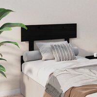 Hoofdbord 93,5x3x81 cm massief grenenhout zwart 8720287009351 4