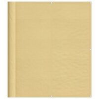 Balkonscherm 120x400 cm 100% oxford polyester zandkleurig 8721012432284 2