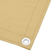Balkonscherm 120x400 cm 100% oxford polyester zandkleurig 8721012432284 4