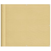 Balkonscherm 90x500 cm 100% oxford polyester zandkleurig 8721012432222 2