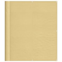 Balkonscherm 120x500 cm 100% oxford polyester zandkleurig 8721012432291 2