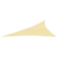Zonnezeil 160 g/m&sup2; 3x4x5 m HDPE beige 8720286097090 2