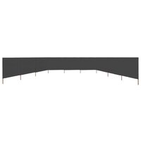 Windscherm 9-panelen 1200x160 cm stof antraciet 8719883745275 3