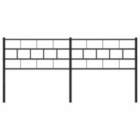 Hoofdbord 180 cm metaal zwart 8721012188969 3