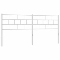 Hoofdbord 180 cm metaal wit 8721012189454 2