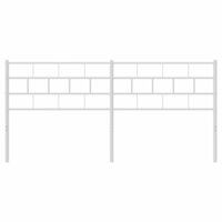Hoofdbord 180 cm metaal wit 8721012189454 3