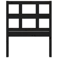 Hoofdbord 80,5x4x100 cm massief grenenhout zwart 8720287007807 4