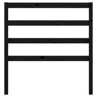 Hoofdbord 81x4x100 cm massief grenenhout zwart 8720286946626 4