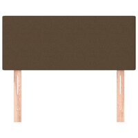Hoofdbord 80x5x78/88 cm stof donkerbruin 8720287145714 3