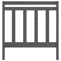 Hoofdbord 96x4x100 cm massief grenenhout grijs 8720286948156 4