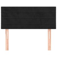 Hoofdbord 80x5x78/88 cm fluweel zwart 8720287149569 3