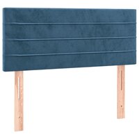 Hoofdbord 80x5x78/88 cm fluweel donkerblauw 8720287149583 2