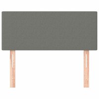 Hoofdbord 80x5x78/88 cm stof donkergrijs 8720287145691 3
