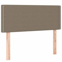 Hoofdbord 100x5x78/88 cm stof taupe 8720287147527 2