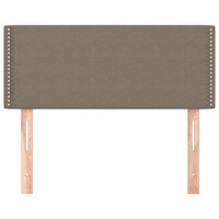 Hoofdbord 100x5x78/88 cm stof taupe 8720287147527 3
